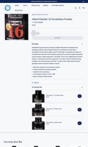 Alliant Reloder 16 Smokeless Powder
