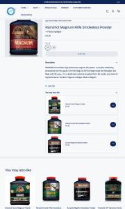 Ramshot Magnum Rifle Smokeless Powder
