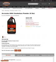 Accurate 4064 Smokeless Powder 8 lbs