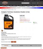 Hodgdon Trail Boss Smokeless Powder 2 lbs