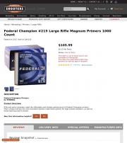 Federal Champion 215 Large Rifle Magnum Primers