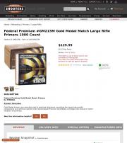 Federal Premium GM215M Gold Medal Match Large