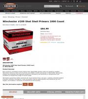 Winchester 209 Shot Shell Primers 1000 Count