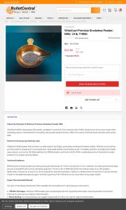 VihtaVuori Premium Smokeless Powder N150 1 0 lb