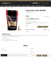 Unprimed Brass Rifle 300 WSM PR300WSMUPB50
