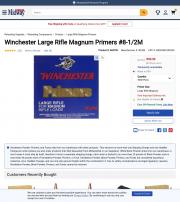 Winchester Large Rifle Magnum Primers 8 1 2M