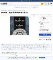 Federal Large Rifle Primers 210 Case of 5000 5