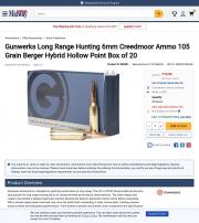 Gunwerks Long Range Hunting 6mm Creedmoor Ammo