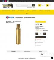Lapua 6 5 PRC Brass 100rd box