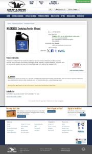 Imr 7828ssc Smokeless Powder 8 Pound