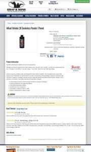 Alliant Reloder 26 Smokeless Powder 1 Pound